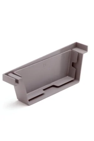 Beste Prijs Bakgoot grijs eindstuk links 180mm