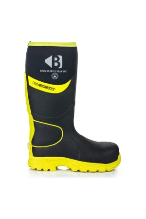 Aanbieding Buckler veiligheidslaars s5 neopreen zwart geelmaat 42