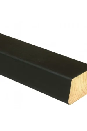 Achterhout schuin ne geimpregneerd zwart behandeld brandklasse b 21x45mm Tijdelijk Beschikbaar