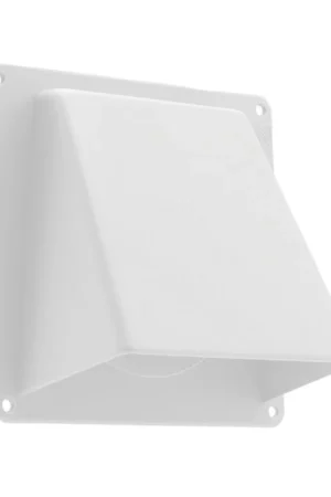 Beste Prijs Gevelklep kunststof wit met terugslagklep 125mm