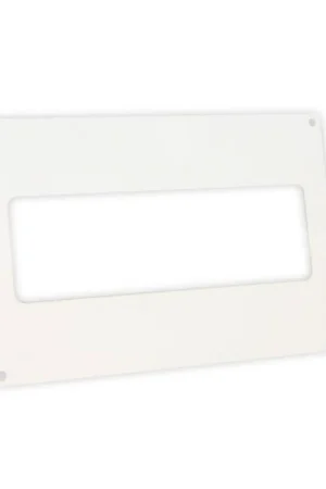 Ventilatiekanaal afdekplaat wit vlak 204x60mm Seizoensaanbieding
