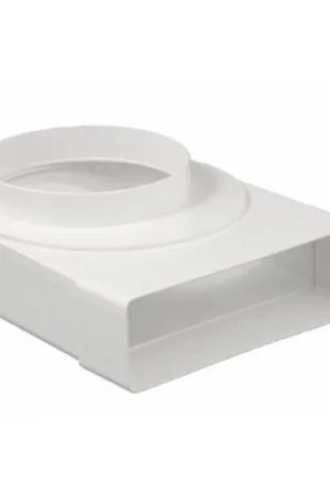 Ventilatiekanaal overgangsstuk haaks 150204x60mm Laatste Kans