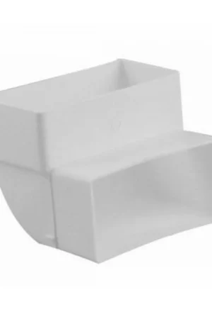 Ventilatiekanaal hoekstuk verticaal 110x54mm Must-Have