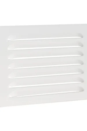 Alu schoepenrooster 220x150mm wit Alleen Vandaag