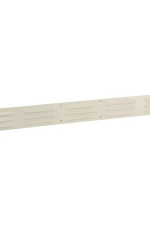 Alu schoepenrooster 650x65mm wit Uitverkoop