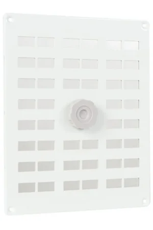 Alu. schuifrooster 250x200mm, gaas,wit Flitsaanbieding