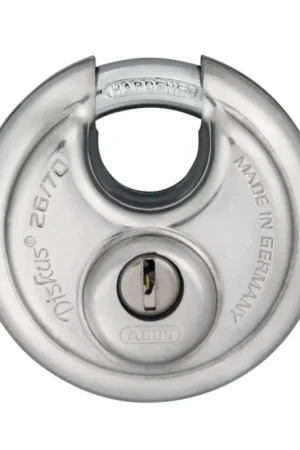 Superprijs Abus discus hangslot rvs rond type 2670mm k.t ka:157