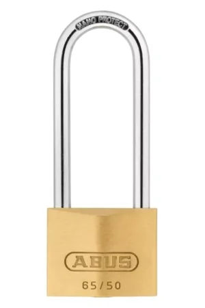 Shop Nu Abus hangslot messing hoge beugel 80mm 65/50