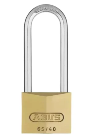 Betrouwbaar Abus hangslot messing hoge beugel 63mm 65/40 blister