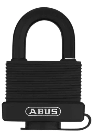 Veilige Betaling Abus hangslot zwart messing 70/45 blister