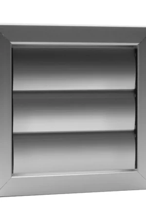 Aluminium lamellenrooster 205x205mm f1 Uitverkoop