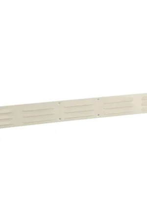 Alu schoepenrooster 650x90mm wit Superprijs