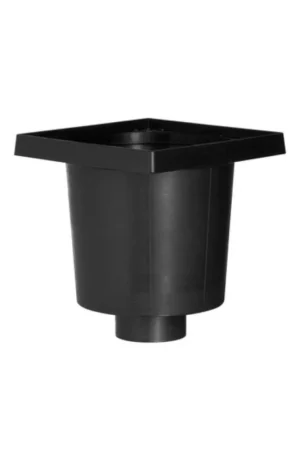 Vloerput met emmer exl deksel 200x200x75mm Populair