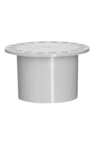 Doucheplug deksel rond grijs abs tbv 10x10cm Gratis Retour