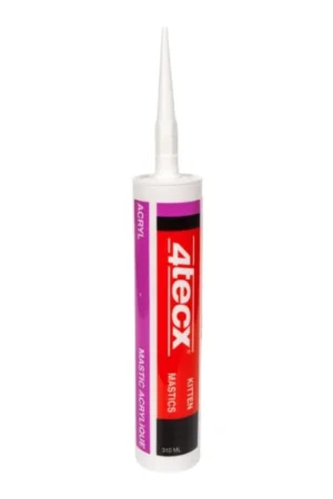 Voordeelprijs 4tecx acrylaat kit wit 310 ml