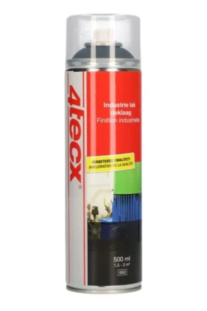 4tecx spuitbus diepzwart mat ral 9005 500ml Uitverkoop
