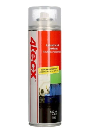 4tecx spuitbus aluwit hoogglans ral 9006 500ml Populair