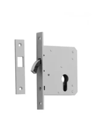 Populair Nemef schuifdeurslot cilinder 698/2t gelakt 55mm