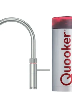 Gratis Retour Quooker combi+fusion round rvs