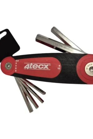 4tecx stiftsleutelset zeskant zakmesmodel 2,5x10mm Laatste Kans