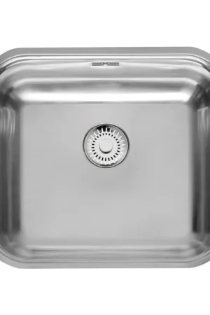 RVS spoelbak vierkant 445x393x160mm zeef Exclusieve Aanbieding