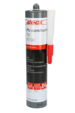 4tecx constructielijm tix KT90 transparant 310ml Nieuw