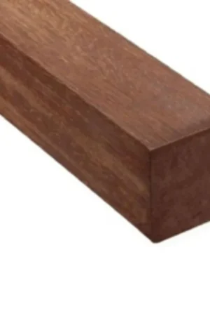 Azobe geschaafd premium 85x85mm Merkproduct