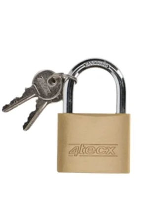 Betaalbaar 4tecx hangslot verschillend sluitend 60mm