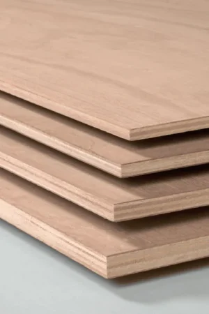 Beperkt Aanbod Multiplex okoumé 15mm 250x122cm - mahonie dekfineer B/BB - onbehandeld | BOUWSUB