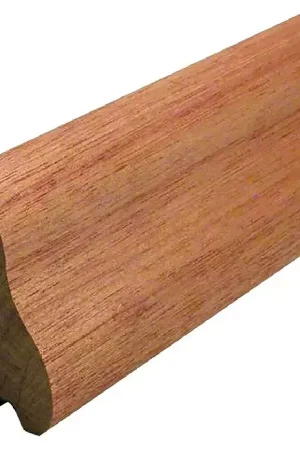 Weldorpel 33x65x6000mm, onbehandeld hardhout | BOUWSUB Premium