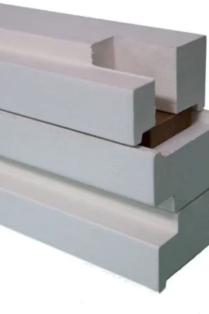 Weekendaanbieding Grenen binnendeurkozijn 56x115mm - stomp - wit gegrond - 95x231,5cm | BOUWSUB