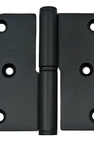 Aanbieding Paumelle 89x89 ZWART knoop 12- LINKS