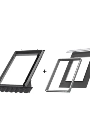 Beste Prijs VELUX gootstuk EDJ 2000 incl. isolatiekraag BDX en waterkerend manchet BFX