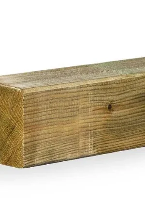 Vuren 50x50 geschaafd GEWOLMANISEERD (netto ca. 44x44) lengte 480cm Aanbieding