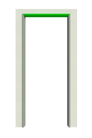 Aanbieding Bovendorpel Andusta A01 opdek muurdikte 70mm RAL 9010