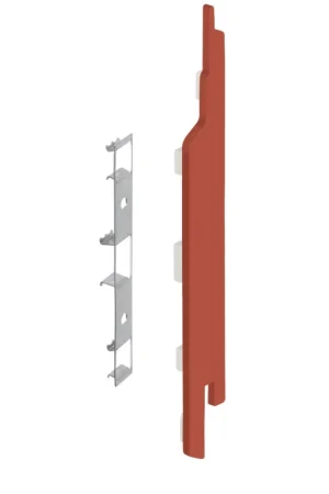 Veilige Betaling Keralit Eindkap + Connector 143mm Rechts 2865 Steenrood (5st)
