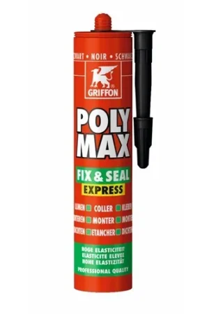 Bison/Griffonpoly max f&s express zwart Beperkte Voorraad