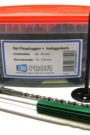 Voordeelprijs GB-profi flexplug+anker 145+/-15 A4 doos à 40 stuks