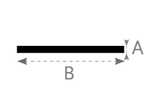 Voegband horizontaal PVC 4.5cm 250cm Superprijs