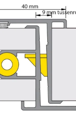 Alprokon deurnaald 19-1 prefab Din RS 2450mm N600 DD=54mm Lage Prijs