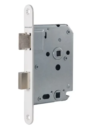 Vrij/bezetslot wit afgerond L/R 1264/4 + sluitplaat Laatste Versie