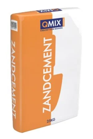 Zandcement mortel Q-mix C12/F2 zak à 25kg Gecertificeerd