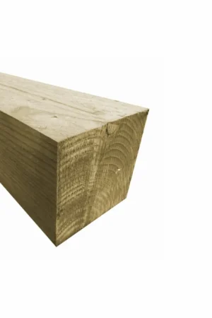 Vuren 100x100 geschaafd GEWOLMANISEERD (netto ca. 95x95) lengte 300cm Hete Deal