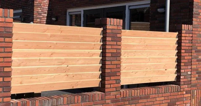 Speciale Aanbieding Flex fence draaibare lamellen RVS, set à 2 stuks