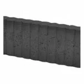 Voordeelprijs Mini Rondobandpalissade 6x25x50 cm Zwart