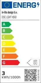 Koop Vandaag In-Lite Disc Light Head Black