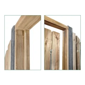 Tuindeurkozijn + aanslagligger grenen Seizoensaanbieding