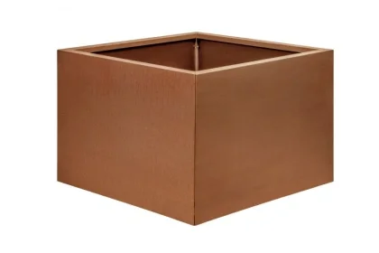 Veilige Betaling Plantenbak Vlak Corten 60x60x40 cm