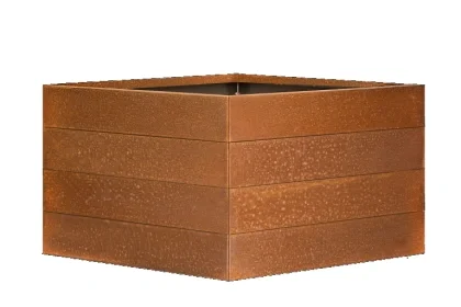 Voordeelprijs Plantenbak Modulair Corten 120x120x70 cm