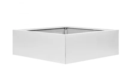 Veilige Betaling Plantenbak Vlak Wit 210x210x60 cm